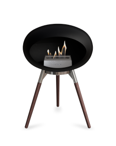 Black Ground Wood Low